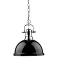 thumbnail image 2 of Golden Lighting Duncan Pendant, Chrome - 3602-LCH-BK, 2 of 2