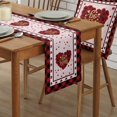 thumbnail image 4 of St. Patrick''s Day Table Runner 90 Inches Long Farmhouse Burlap Table Runners Shamrock Texture Green and Black Plaid Table Decoration Runner for Party Holiday Wedding Dinner 13"x90", 4 of 6