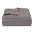 thumbnail image 4 of Vera Wang Waffleweave Full/Queen Throw Blanket in White, 4 of 4