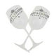 thumbnail image 1 of 2 Pcs White Plastic Glasses, Festive Party Drinks, Drinking Wine Glasses, Champagne Glasses, 1 of 3