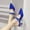 Blue, variant on Viluyesy Womens High Heels Sandals, Solid Color Pointed Toe Slip-On Summer Wedding Party Dressy Shoes Blue