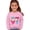 Pink, variant on 67 shirt G'irls Long Sleeve Crewneck Sweatshirt Casual Printed Pullover Hoodie Soft Blend Comfortable K'ids Athletic Wear For Everyday Play And School Activities