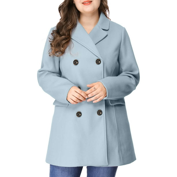 womens plus size pea coat