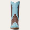 thumbnail image 3 of Women's Stetson Beth Leather Boots Snip Toe Handcrafted Blue, 3 of 6