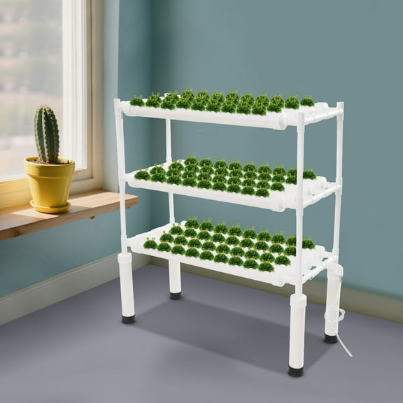 Vertical Hydroponics Growing Kit Hydroponic Rack 108-Hole Hydroponic Growing Kit