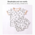 thumbnail image 6 of ASFGIMUJ Toddler Girls And Boys 2 Piece Set Short Sleeve Top + Shorts Printed Summer Outfit 6 Months-9 Months, 6 of 8