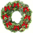 thumbnail image 2 of Dsseng 36 Pcs Nœuds de Noël Rouges Premium avec Attaches Dorées - Parfait pour Couronne d'Arbres et Décorations de Cadeaux, 2 of 6