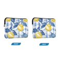 thumbnail image 7 of FORMRS 13-13.3 inch Laptop Sleeve Case Soft Carrying Quilted Computer Bag Cover, Light Blue Lemon, 7 of 7