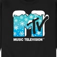 thumbnail image 3 of MTV - Snowflakes  - Men's Crew Neck Fleece Pullover, 3 of 5