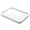 White, variant on Plastic Cafeteria Trays,Fast Food Serving Trays,Set of 6,Stackable to Save Storage Space and Easy to Clean