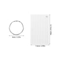 thumbnail image 2 of LIFKOME 1 Set of Flash Cards Blank Black Paper for Teachers Punched Cards with Rings, 2 of 8