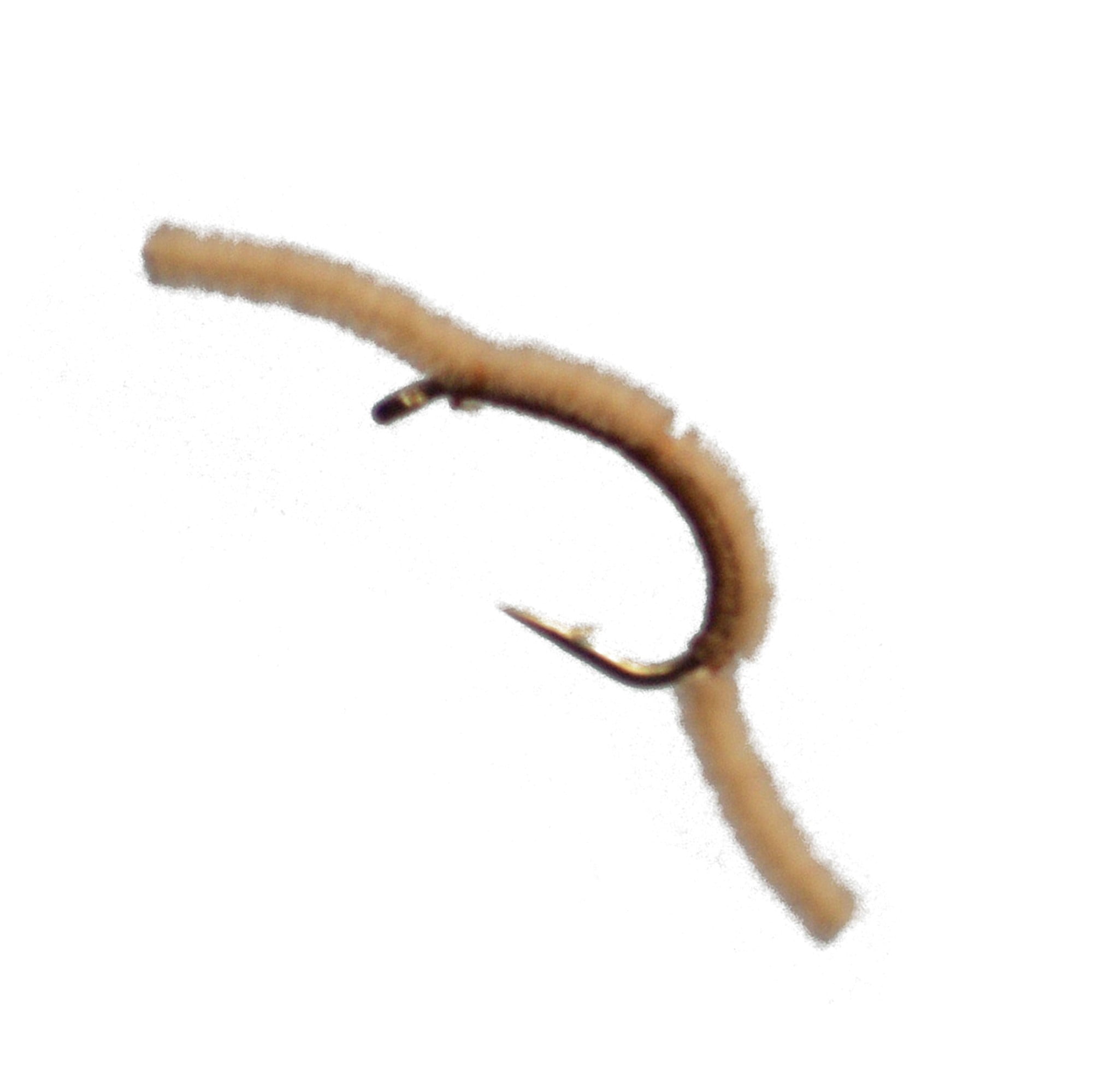 Cortland Fairplay Tan San Juan Worm, Size 10, 4 Pack, 709416