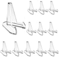 thumbnail image 1 of Shengyu 12PCS Mini Acrylic Display Stands Transparent Coin Display Easel for Home Shop Exhibitions, 1 of 6