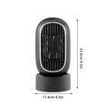 thumbnail image 3 of Calentador de escritorio Mini Xihbxyly 1000 W, 3 of 7