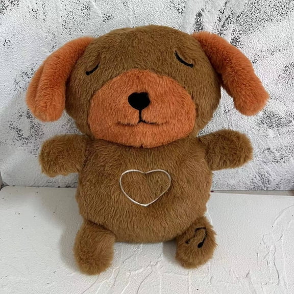 Weerihhol Breathing Light Soothing Sleep Moon Breathing Cute Dog Toy Music Soothes Baby To Sleep ~ Toy With Breathing Action And Music Soothes Baby Toy 3000w Amp