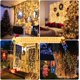 thumbnail image 4 of Cortina de Luces, 6Mx3M 600 LED Cortinas de Luces Navideñas, 8 Modos de Luces, IP 44 Impermeable, Para Interior y Exterior, Navidad, Fiesta, Cumpleaños, Boda (Luz cálida), 4 of 17