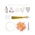 thumbnail image 4 of Fabricación de linternas del Festival del Medio Otoño, accesorios de linterna de flores DIY, linterna portátil para decoración del hogar del patio Naranja, 4 of 8
