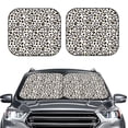 thumbnail image 2 of Wukai Heart Leopard Car Front Windshield Sun Shade,Sun Visor Shield Block Automotive Interior Protector Blocks UV Rays-Large, 2 of 6
