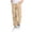 Khaki, variant on Fozruso Boys Casual Solid Color Pants With Drawstring Ankle And Side Pockets Comfortable Elastic Waistband For Everyday Wear School Uniform Pants Sizes 4-5 Years(Black)