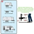 thumbnail image 4 of Southwest Wheel 5,000 lbs top Wind A-Frame Trailer Jack w/ 6" Flip Foot, 4 of 8