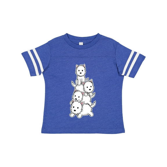 Inktastic Kawaii Westie Stack Boys or Girls Toddler T-Shirt