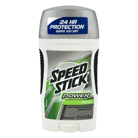 Speed Stick Power Antiperspirant Deodorant, Fresh Scent - 3 Oz