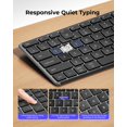 thumbnail image 3 of seenda Wireless Bluetooth Keyboard and Mouse Combo, SKM64-3 Rechargeable Slim Quiet Keyboard Mouse, 3 Multi-Device Connection, Compatible for Windows, 3 of 7