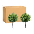 thumbnail image 1 of QinaQin Árbol topiario artificial con estaca para suelo, planta decorativa para interior o exterior, ideal para jardín, entrada, patio o balcón, 1 of 8