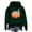 A138 Dark Green, variant on TrendOFT Pumpkin Hoodies Halloween Sweatshirts for Women Fall Cute Pumpkin Lightweight Pullover Tops Grey XXL