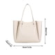thumbnail image 3 of Nueva mochila de cuero suave de alta capacidad a la moda, bolso de viaje minimalista portátil, bolso de compras de un solo hombro, 3 of 3