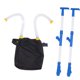 thumbnail image 1 of Esparcidor de mochila para fertilizante granulado: distribuidor de jardín que ahorra tiempo Asa doble de PVC, 1 of 9