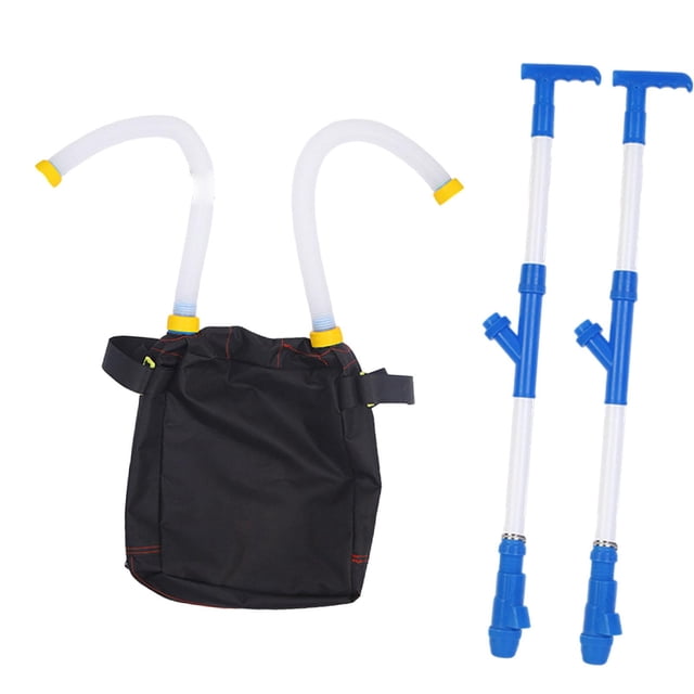 S SERENABLE Fertilizer Spreader Backpack Sprayer Fertilizer Dispenser Bag for Vegetables PVC Double Handle