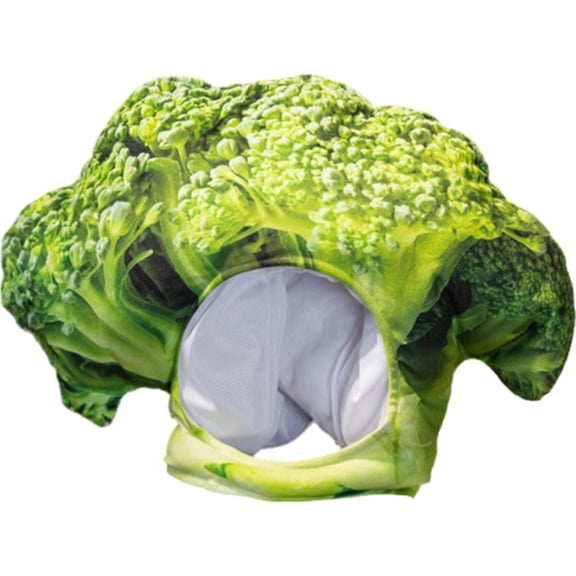 Vjnyvs Funny Cap Plush Broccoli Shaped Hat Headwear Novelty Plush Hat Vegetable Birthday Carnival Halloween Party