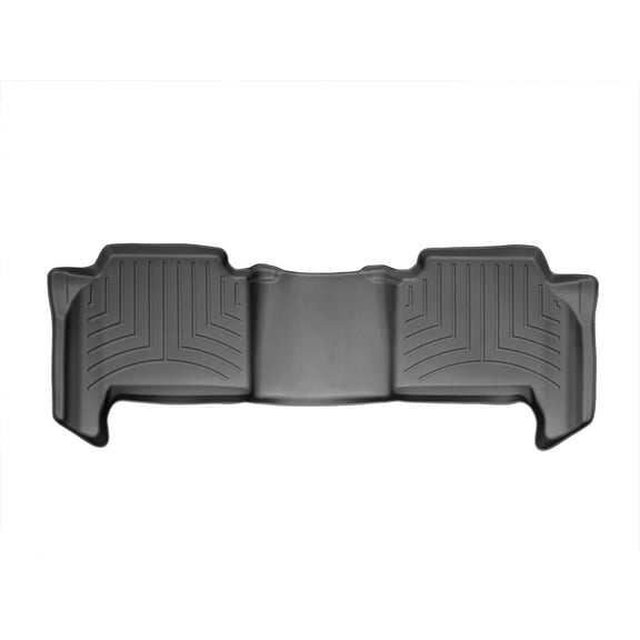 WeatherTech Custom Fit FloorLiners compatible with 2006-2013 Land Rover Rover Range Rover Sport - 2nd Row, Black