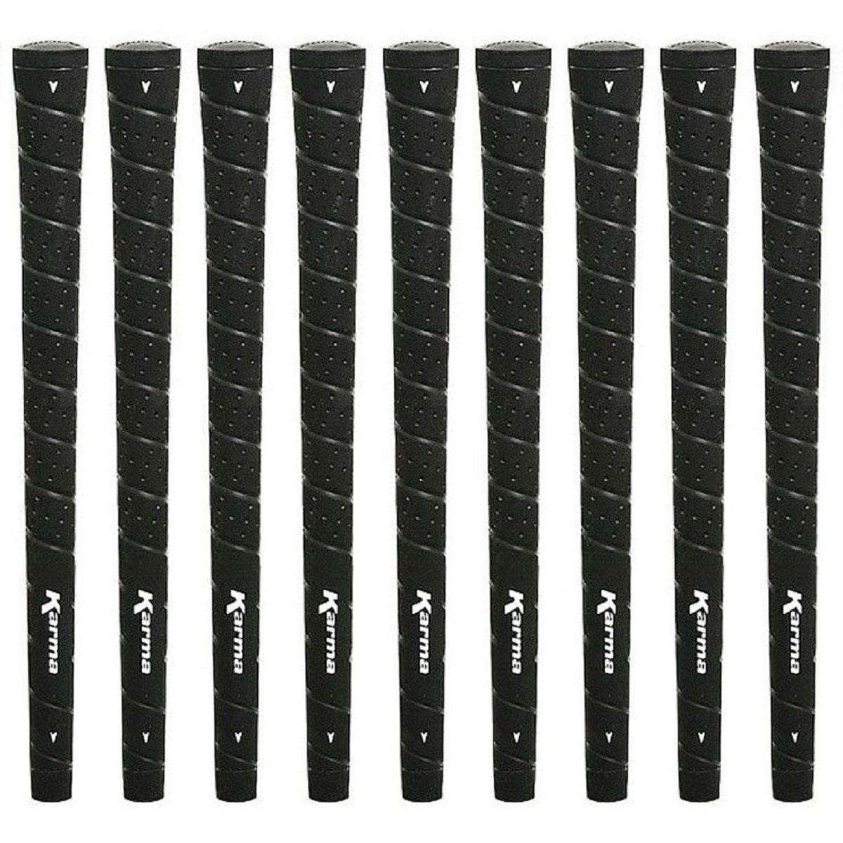 Karma Wrap Black Standard 9 Piece Golf Grip Bundle