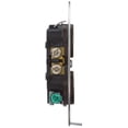 thumbnail image 4 of Tomacorriente Eléctrico Leviton 1228 Dúplex 15A 125V Cubierta Metálica Marrón, 4 of 5