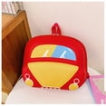 thumbnail image 5 of CUZIBR Toddler Boys Backpack Cute 3D Cartoon Car Shape Double Zippers Top Carry Handle Lightweight Mini Daypack Preschool Kids School Bag, 5 of 6