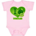 thumbnail image 3 of Inktastic I Love Turtles Boys or Girls Baby Bodysuit, 3 of 5