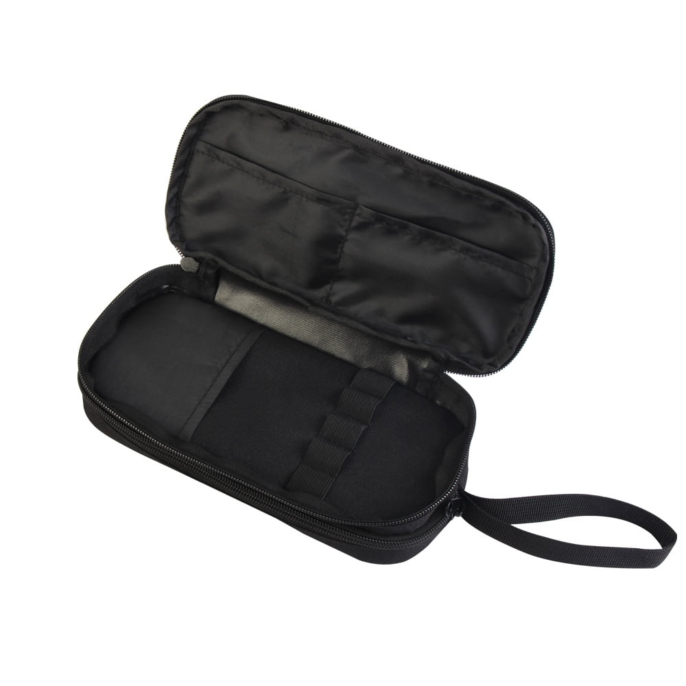 5 pcs Sublimation Blank Polyester Pencil Cases Hand-held Pencil Cases Suitable  for Students To Use For Heat Transfer Print(black)