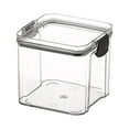 thumbnail image 4 of Food Storage Container with Airtight Lids Kitchen Rice Cereal Pantry Sugar Dispenser Spices Baking Flour Organizer Case Indoor Houseware Kitchen 700ML, 4 of 7