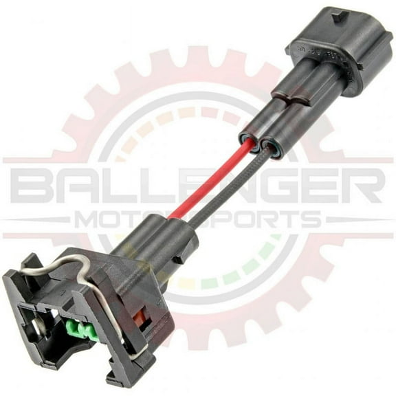 Ballenger Motorsports - Compatible with Denso Injector Harness to EV1 Injector Adapter - 2 inch