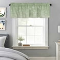 thumbnail image 5 of Spring Flower Butterfly Window Valance for Kitchen, Plant Floral Lines Countryside Green Rod Pocket Short Curtain for Small Windows, Light Filtering Decorative Valance, 60 x 14 Inch, 1 Panel, 5 of 9