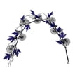thumbnail image 2 of Halloween Twig Garland, Creepy Branch Decor, Spooky Table Runner, Flexible Bendable Shape and Assorted Themed Ornaments for Fireplace Mantels, Stair Railings and Door Frames., 2 of 7