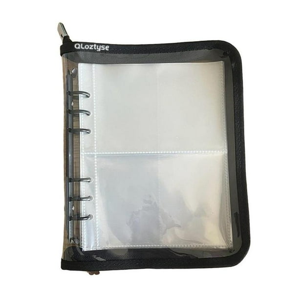 Organizador de joyas y pendientes,Álbum transparente para guardar joyas,Bolsa organizadora de viaje portátil para guardar libros,Anillos Collares Pulseras Pendientes de botón Pendientes de