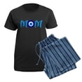 thumbnail image 5 of CafePress - MOM | Evil Eye Pajamas - Women's Short Sleeve Print T-Shirt and Pants Dark Cotton Pajama Set, 5 of 7