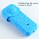 thumbnail image 4 of Carcasa de silicona de la cámara PULUZ VÍDEO DE VIDEO VIVIENDO PROTECTOR DE TIENDO FOTOGRAFÍA DE FOTOGRAFÍAS REEMPLAZO PARA INSTA360 ONE X AZUL kenally EL005691-01B, 4 of 7