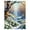 B, variant on 5D diamond Art painting Kit, Winter Snowscapes Full Drill Round Gem Art for Adults Beginners, DIY Wall Decor 11.8 x 15.7 in