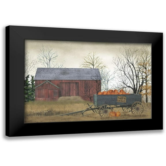 Jacobs, Billy 14x11 Black Modern Framed Museum Art Print Titled - Pumpkin Wagon