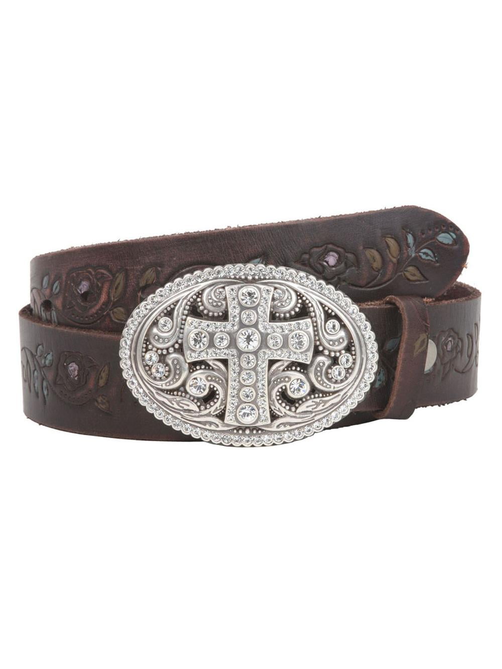 Snap On 1 1//2 Soft Hand Genuine Leather Perforated Detail Belt