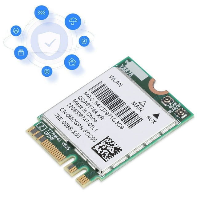 Tarjeta de red inalámbrica Bluetooth de alta velocidad Bling Bling QCNFA364A 802.11AC 867M NGFF